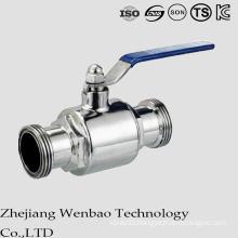 2PC Sanitary Medium Temperture Male Thread Ball Valve for Water